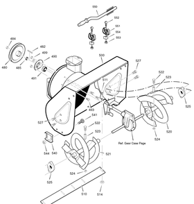 Part Location Diagram of MT1501720E511 Briggs and Stratton Housing